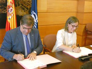 Firma convenio de colaboraci&oacute;n GEAMA, UDC e Xunta de Galicia